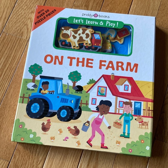 ON THE FARM BOOK & PUZZLES & PUZZLE MATCHING SETS - Picture 7 of 16